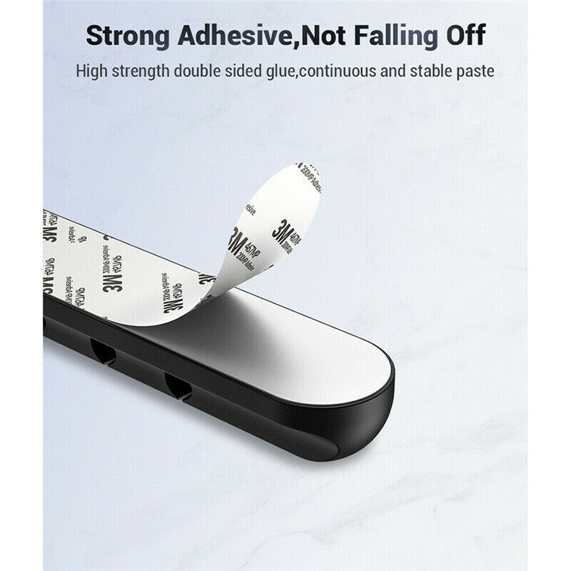USB Cable Clips Self-Adhesive Desk Cord Management Organizer Wire Holder