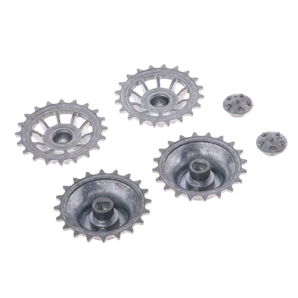 4Pcs RC Driving Wheel for Henglong 3818-1 RC German Tiger/Panther Tank