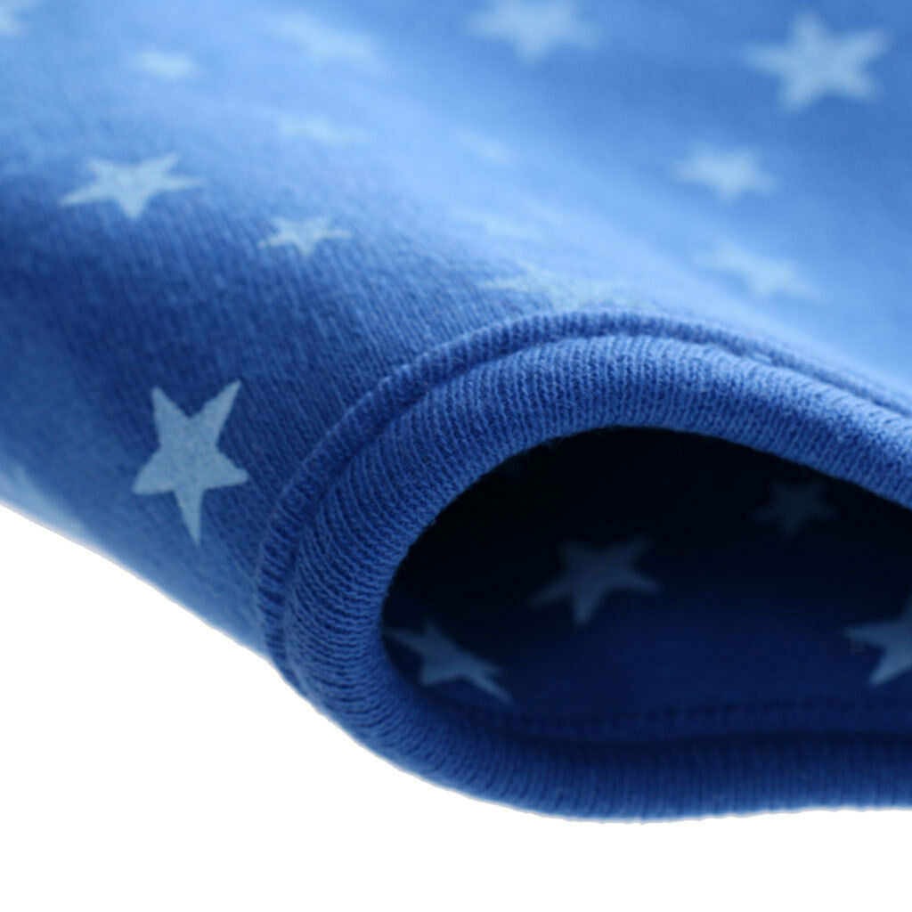 Infant Baby Kids Bibs Round Flower Head Scarf Bandana Towel Dark blue