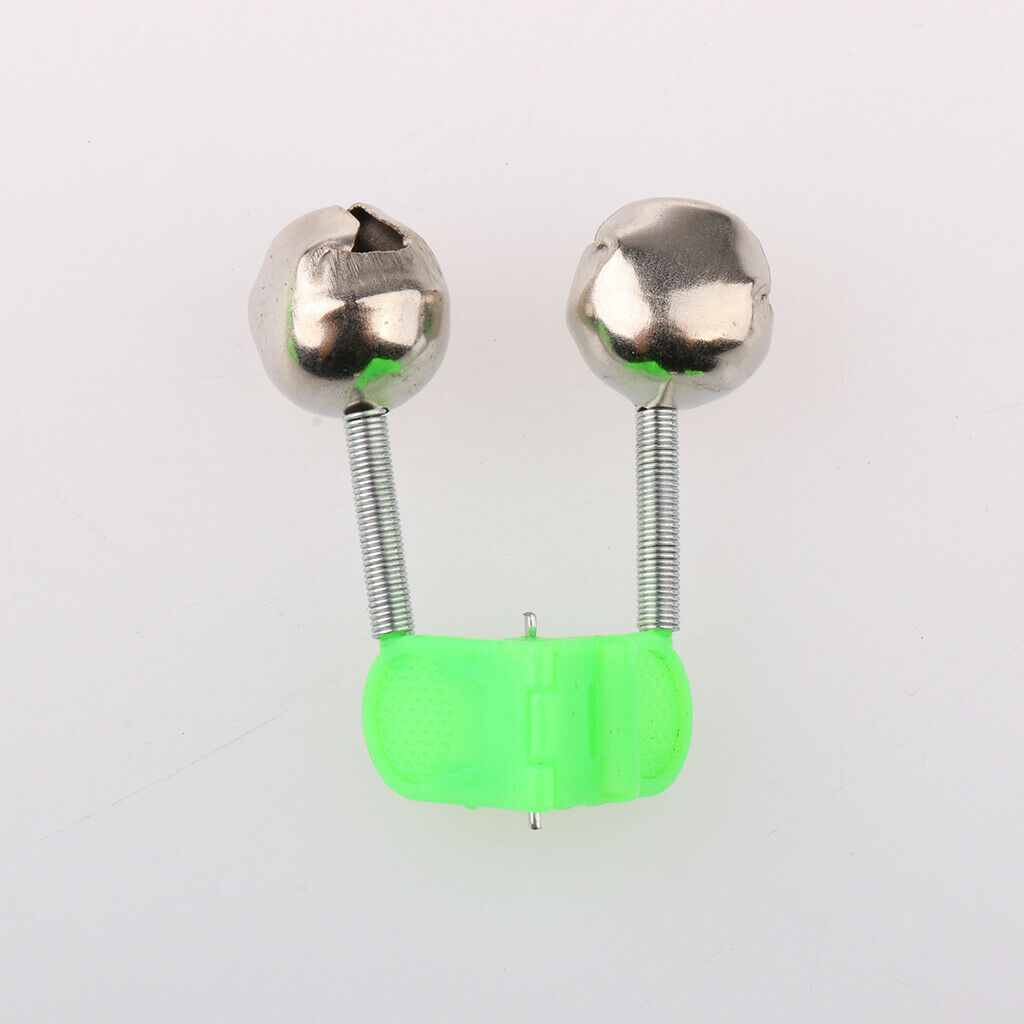 40x LED Light Bite Lure Double  Twin Extra Loud Alarm Bells Night Fishing