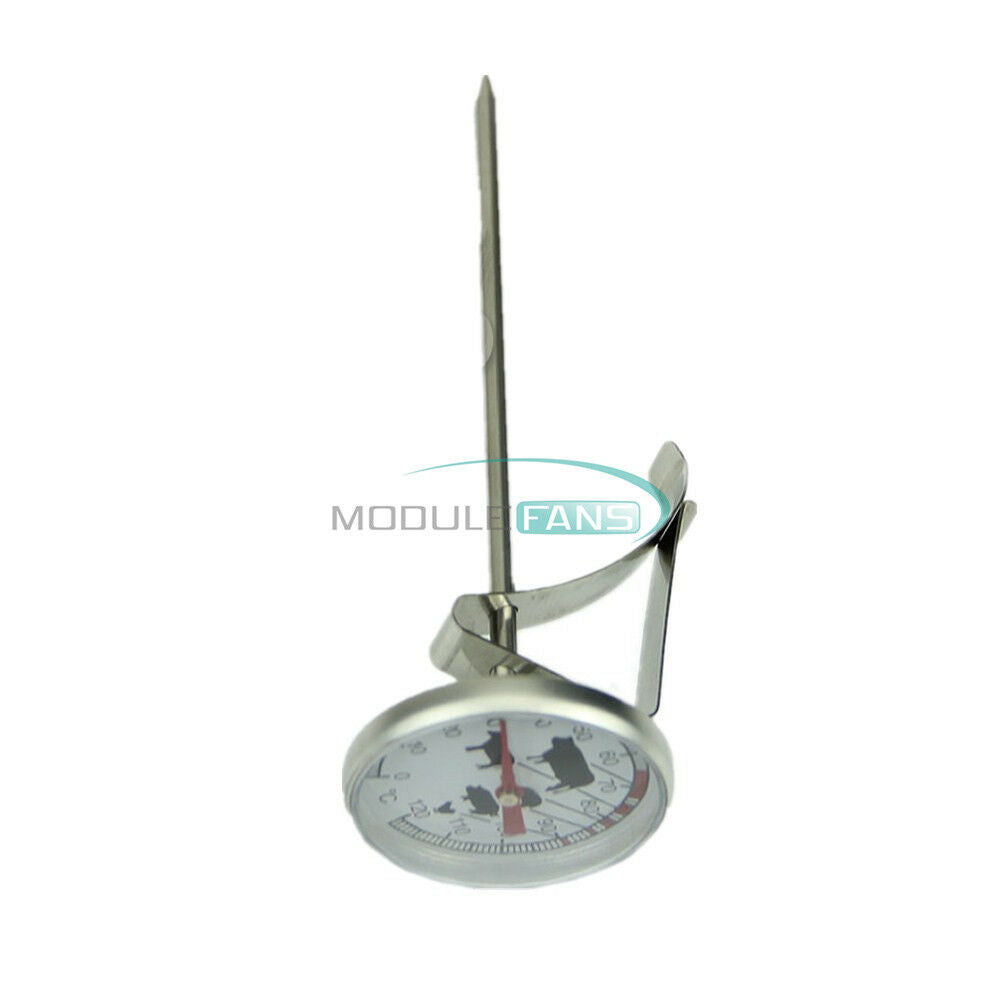 Stainless Steel Confirm Read Thermometer Probe BBQ Cooking Food Meat Gauge