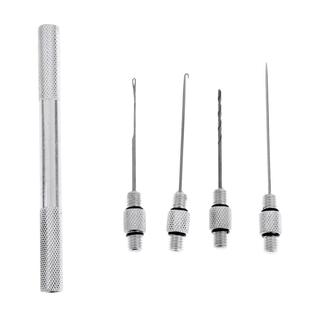 Carp Fishing Rigging Bait Needle Drill Hook Tackle Sliver Rigging Tool Kit