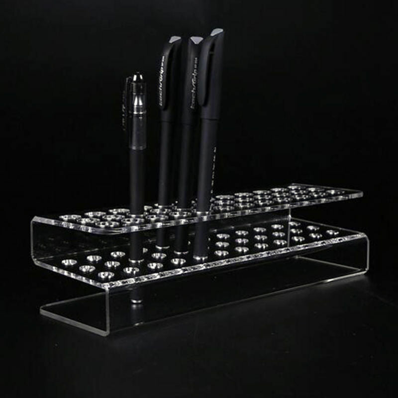 Acrylic Marker Pens display rack holder eyebrow Pencil Desk Organiser 36 Slot