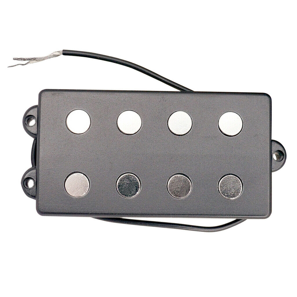 Replacement Bass Humbucker Pickup Black Plastic Cover for Duplex Bass Accs
