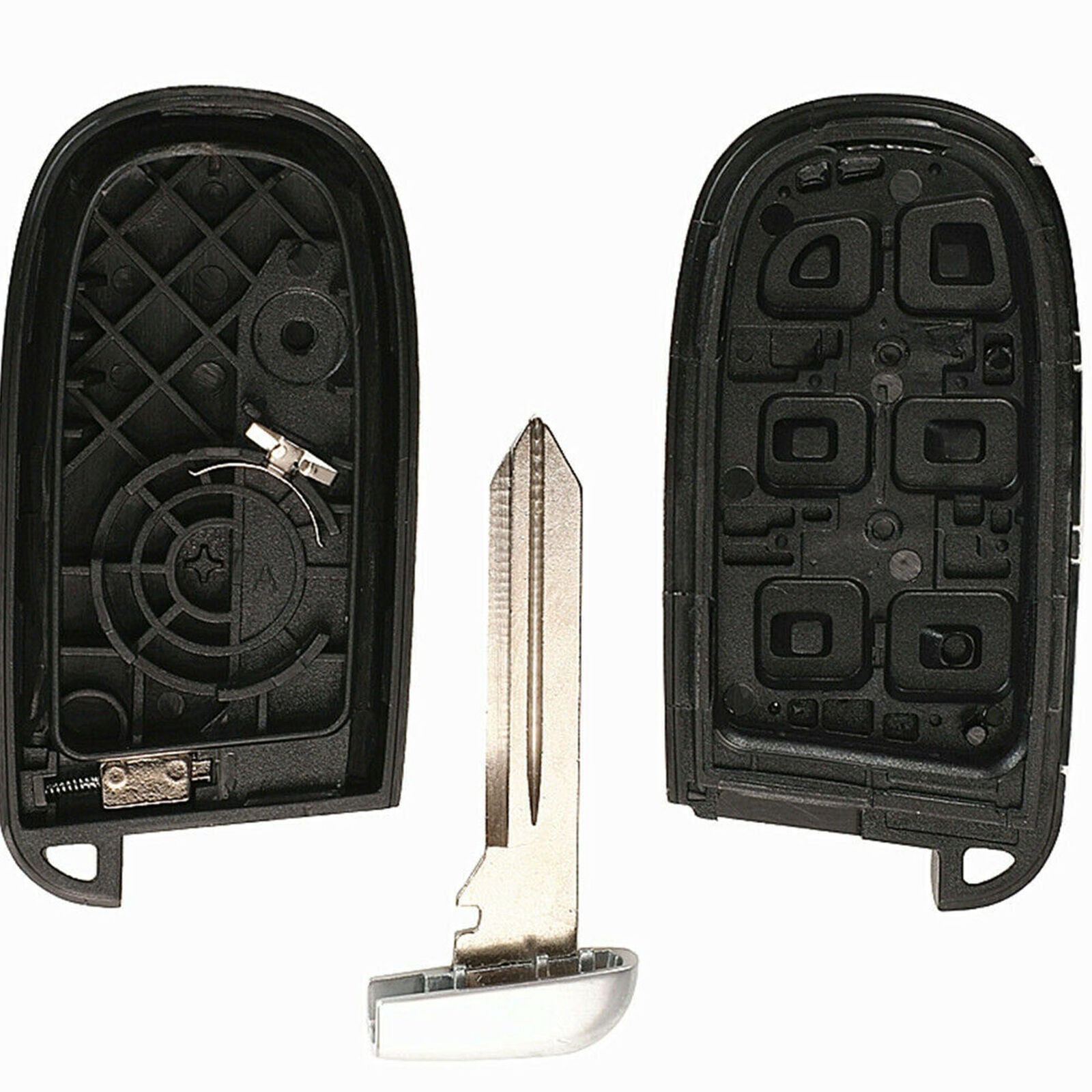 For Dodge Jeep Grand Cherokee Chrysler 300 5 Buttons Remote Key Case Shell Fob