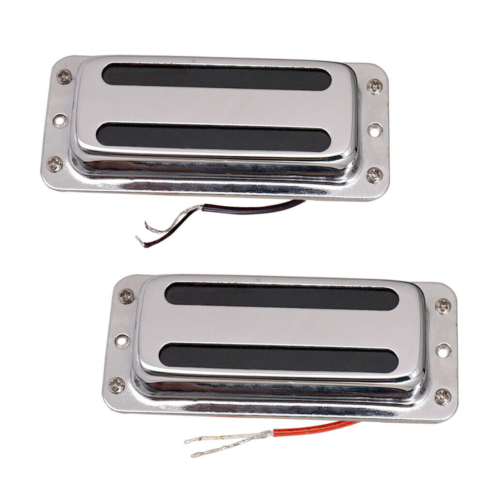 2 Pieces 6 Strings Humbucker Double Coil Pickups Acoustic Electric