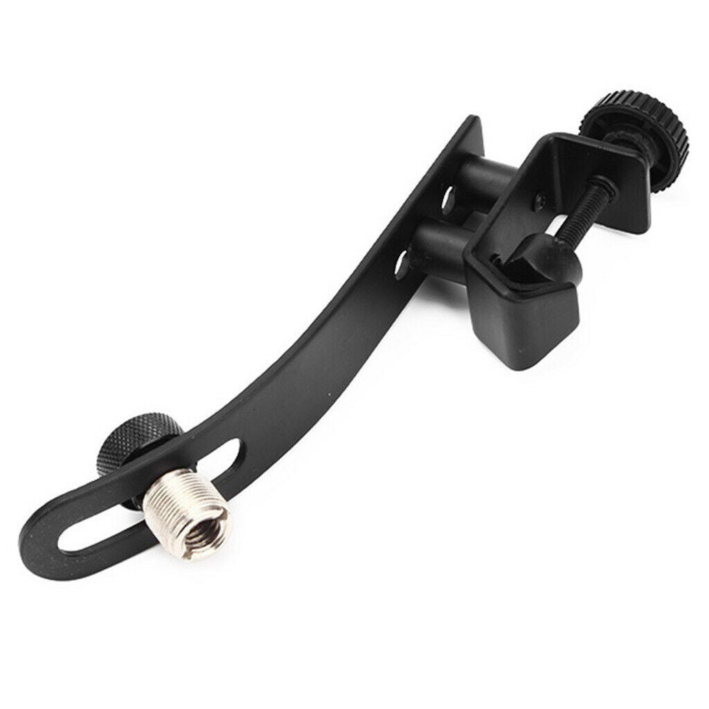 2x Clamp Mounted on Microphone Stand Jazz Drum Accessories