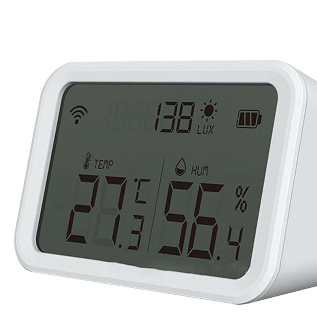 Digital Thermometer Hygrometer with LCD Screen for Room Wine Cellar Basement