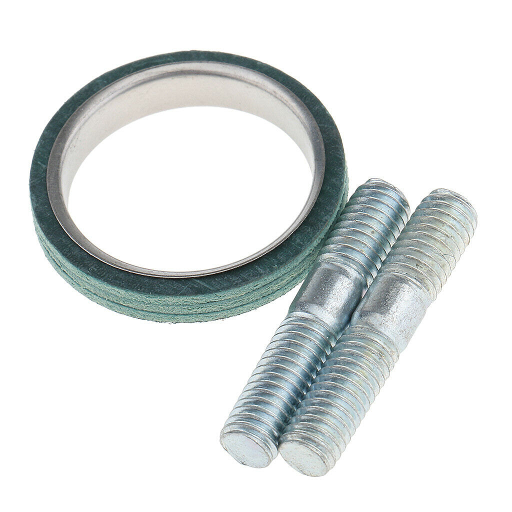 5 Pieces Exhaust Studs Nuts Gasket Set for GY6 50cc - 150cc QMB139 Scooter