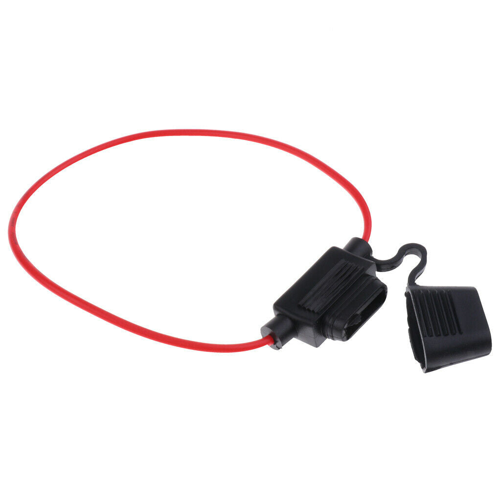 10 Pieces Car Automotive Waterproof Blade Fuse Holder Harness Block 18AWG