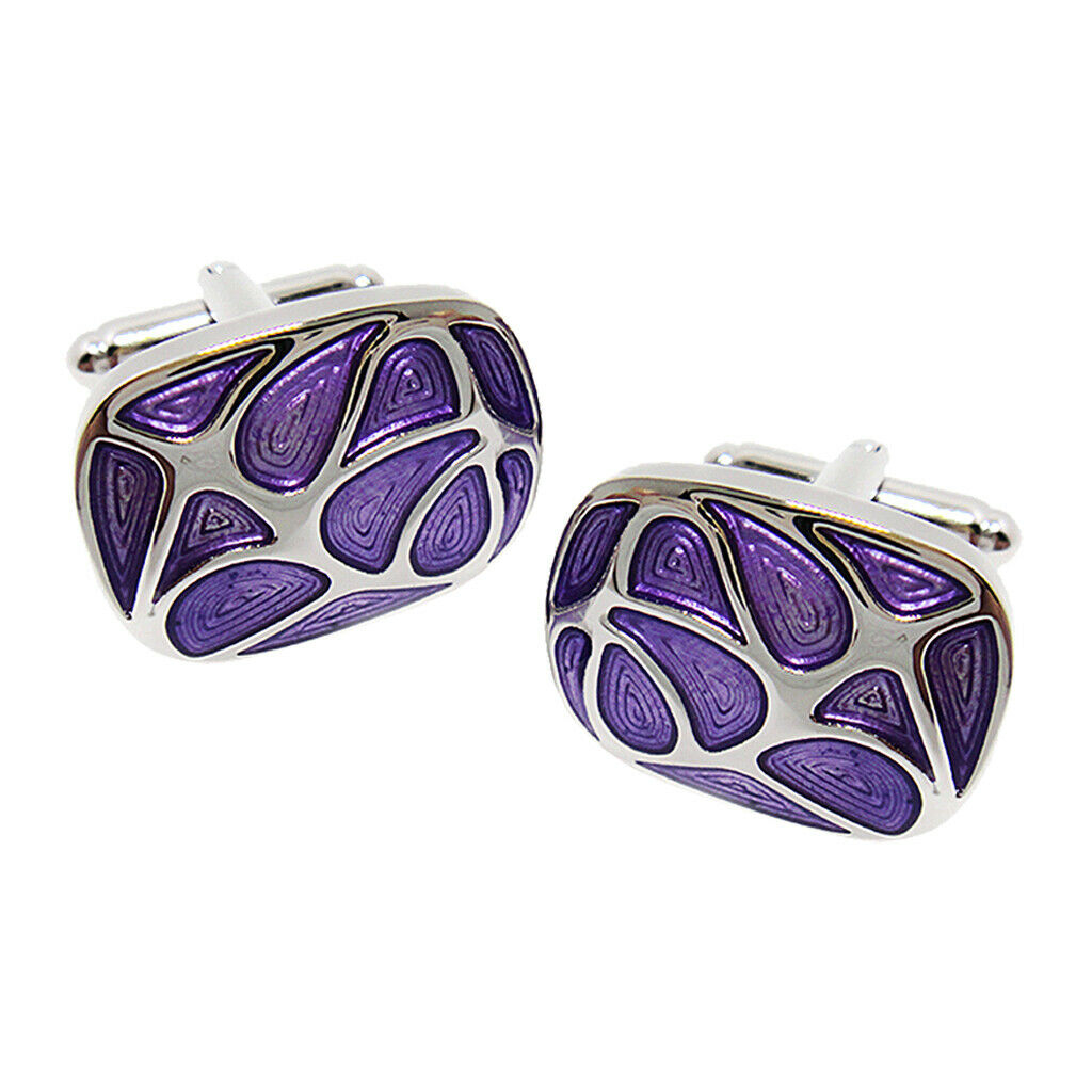 Mens Brass Wedding Party Shirt Cufflinks Fingerprint Novelty Cuff Links Gift