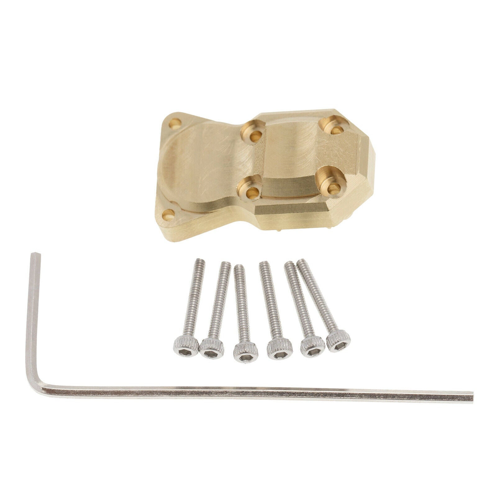 Brass Diff Cover for Axial SCX24 AXI00002 AXI90081 1:24 RC Car Upgrade Parts