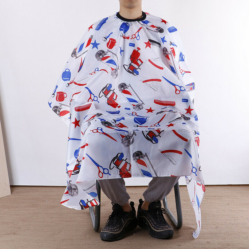 Pro Salon Haircut Hairdressing Cape Waterproof Barber Hair Gown Wrap Cloth Ap DD