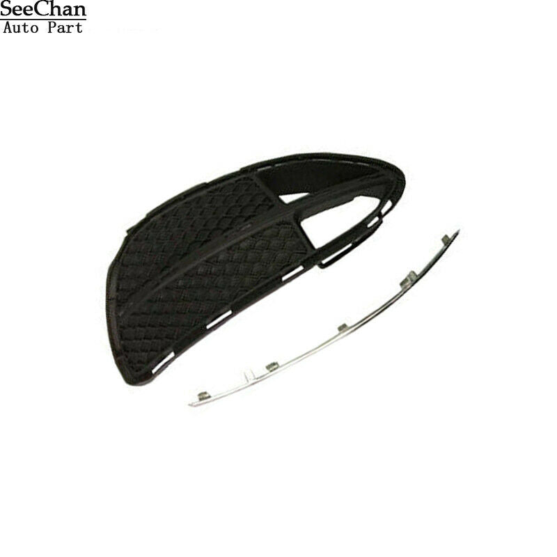 Fit for Mercedes-Benz E-Class W212 Front Bumper Grille Cover Chrome Trim-LH & RH
