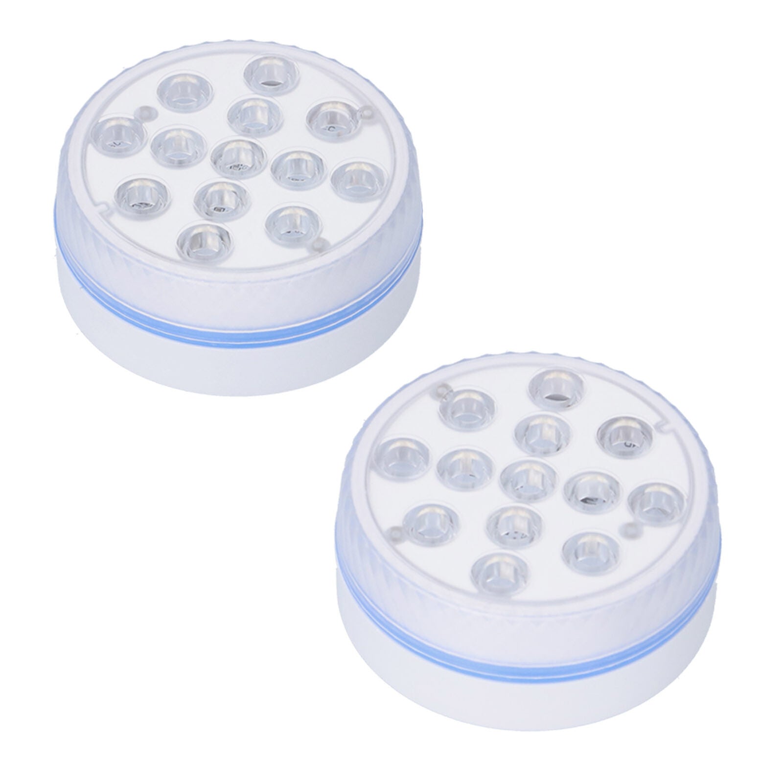 2Pcs 13LED Diving Light Magnet Suction Cup Remote Control RGB Aquarium Light XX