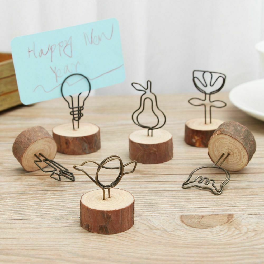 Numbers Holder Paper Clamp Photos Clips Clamps Stand Picture Frame Place Card