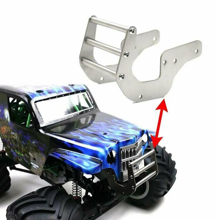 Front Bumper Metal Protection Bar for LOSI LMT 4WD Solid Axle Monster Truck Part