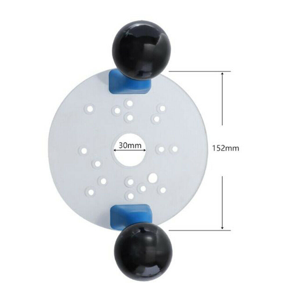 6 '' Compact Cutter Router Base Plate With Handle Tool Holder