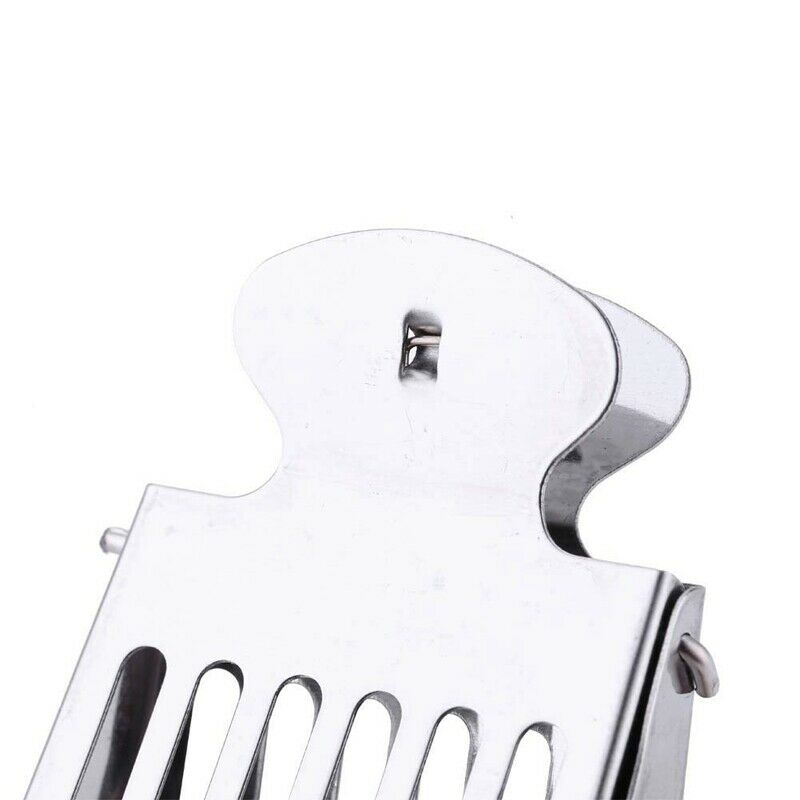 5PCS Stainless Steel Bee Queen Catcher Clips Cage Queen Catching Tool BeekeepiU6