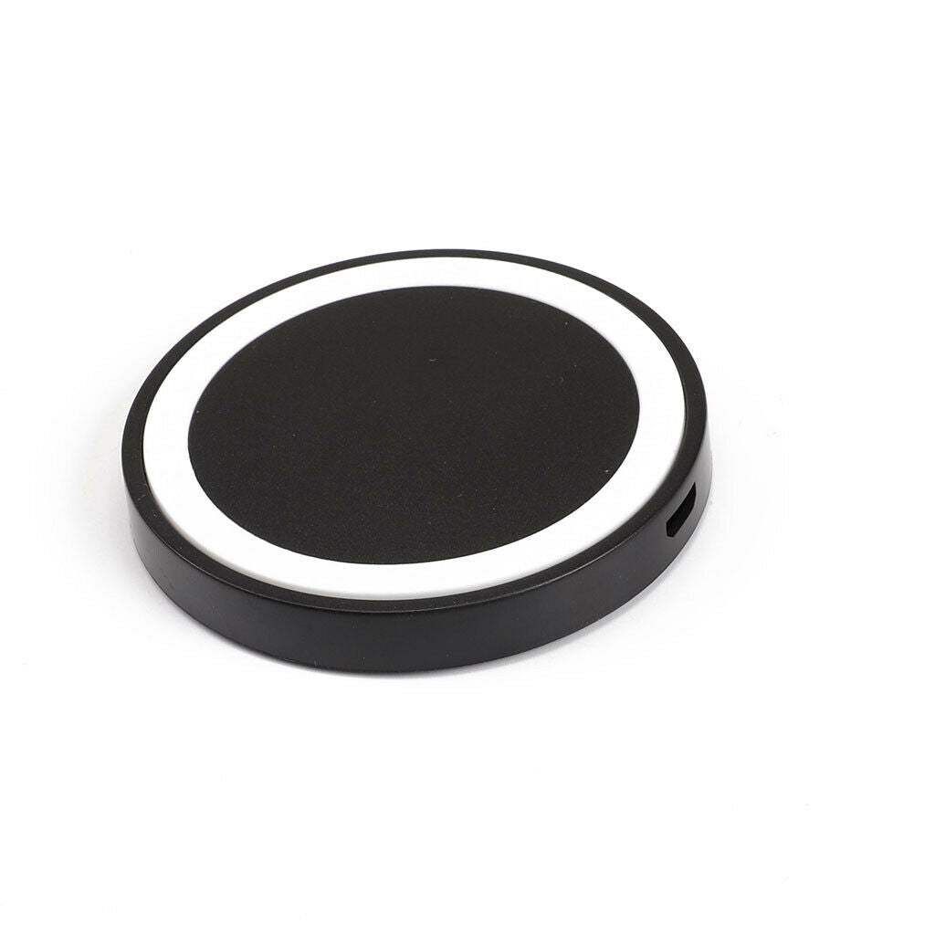 Qi Certified Wireless Charger for Cell Phone Wireless Charging Pad Black