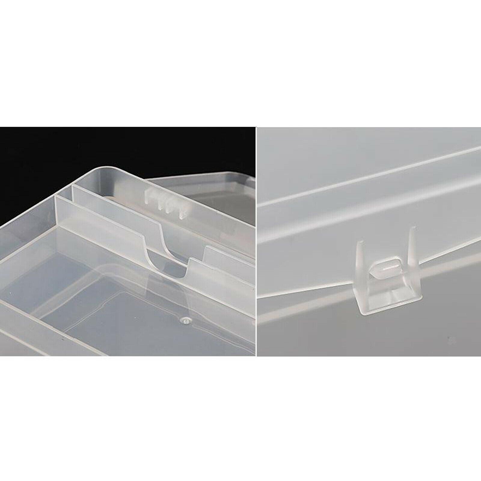 Plastic Double Layer Nail Art Tool Storage Box Container Holder Organizer