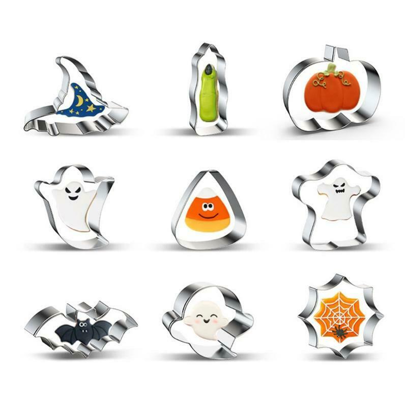 Cookie Cutter Halloween Series Pumpkin Witch Hat Ghost Biscuit Cutter Kitchen