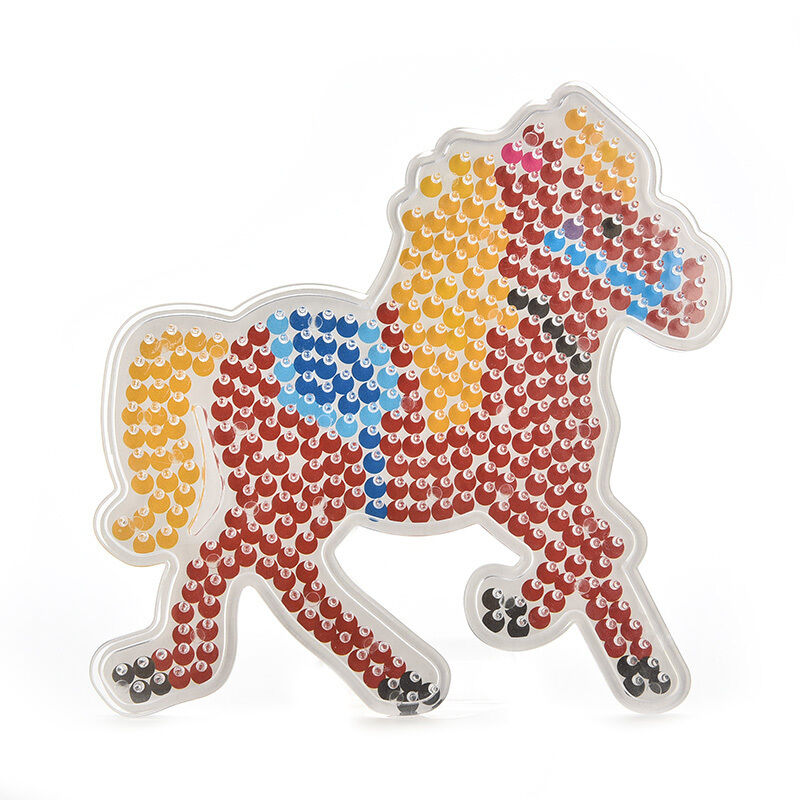 1 Pcs Pegboards for DIY Beads Hama Fuse Beads Clear Horse Design Board  TwDEAU