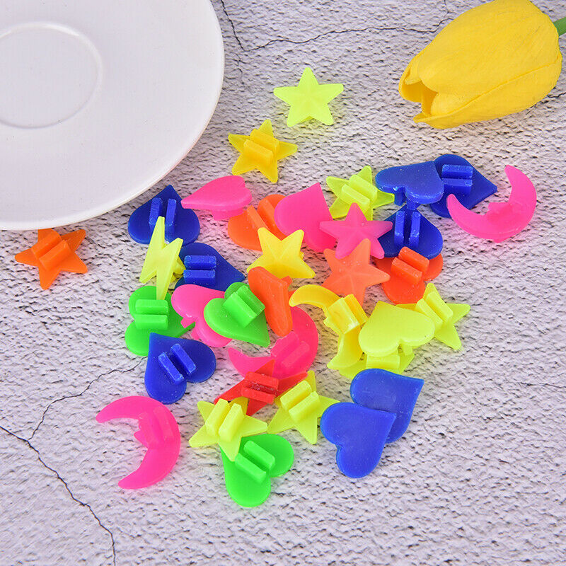 36PCS Bicycle Wheel Spoke Plastic Beads Multi Color Children Clips Dec.l8