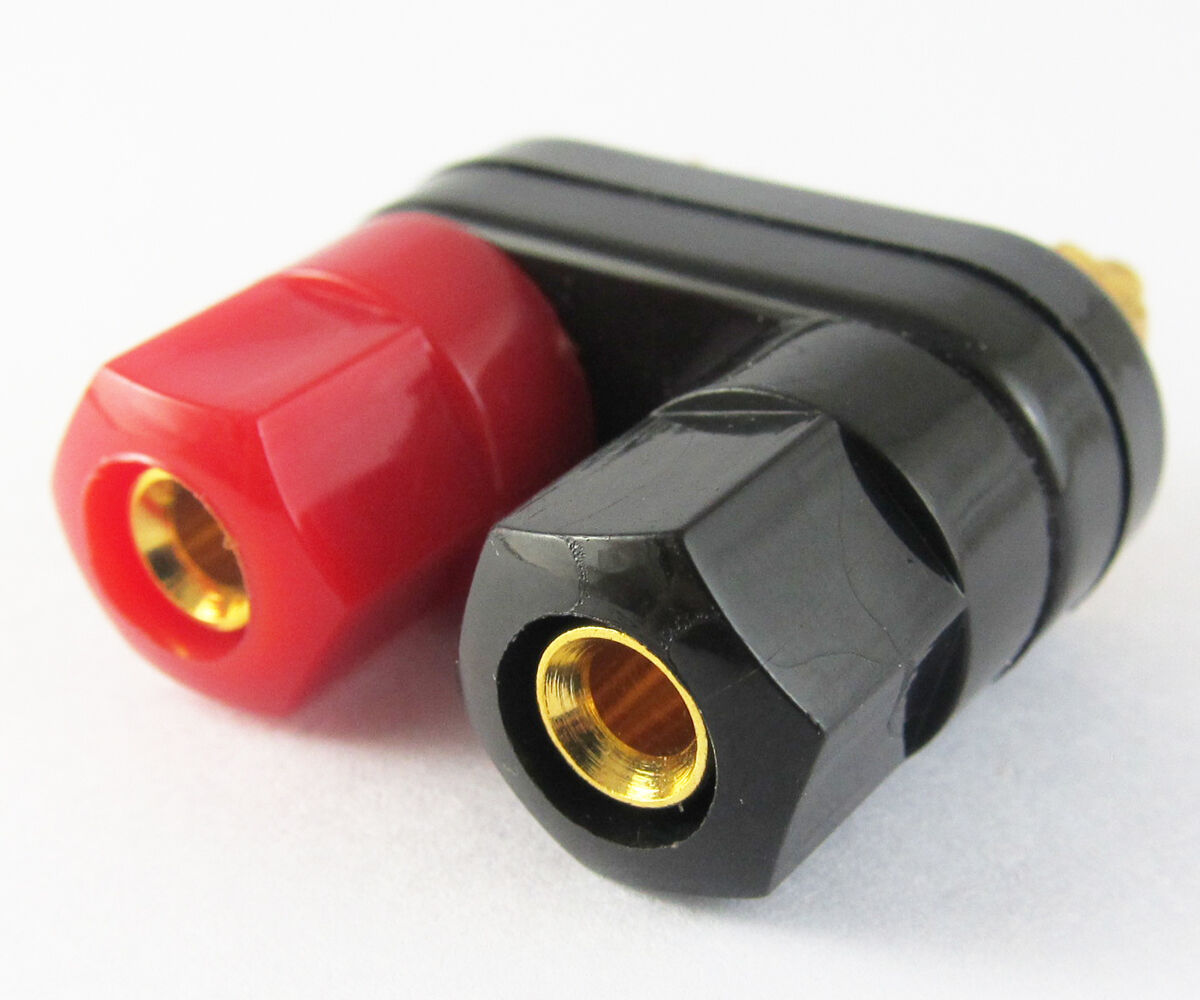2pcs Dual Insulated Binding Post 4mm Banana Jack 41x34mm