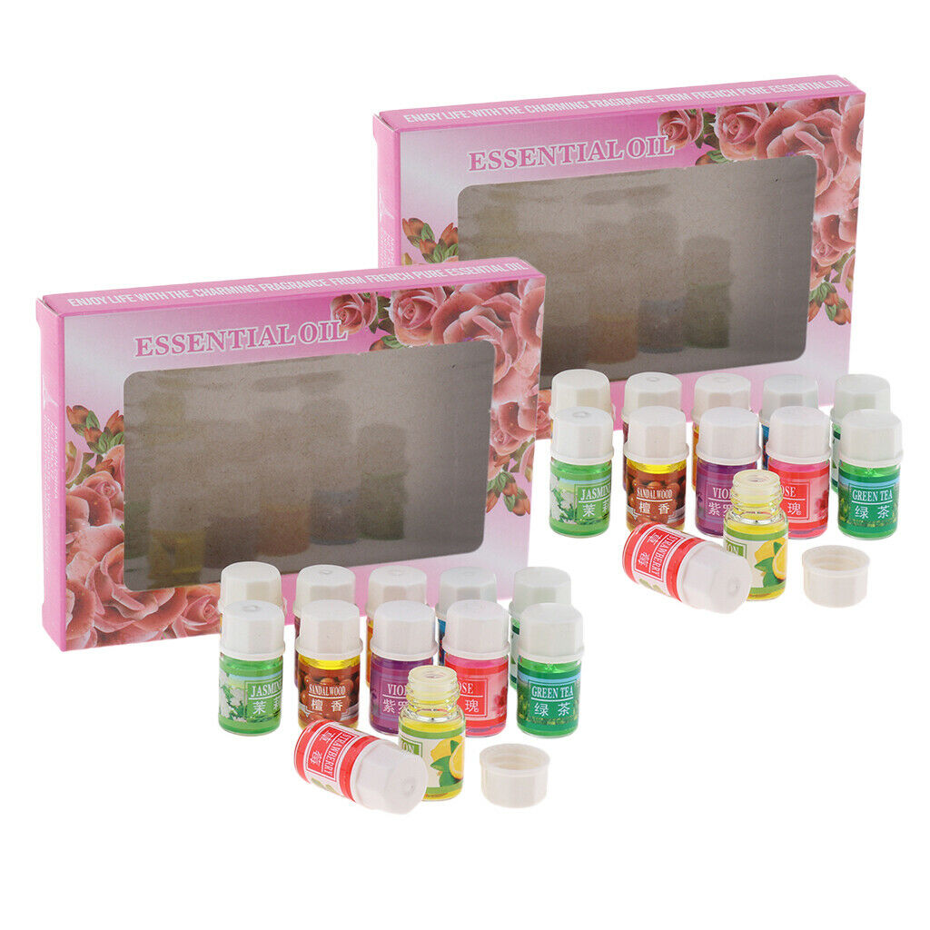 24Pcs 3ML Pure Essential Aromatherapy Oil Gift Set for Diffuser Oxygen Bar
