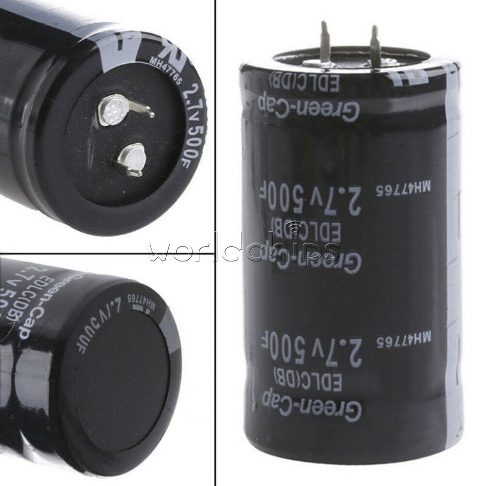 Farad Capacitance Super Capacitor 2.7V 500F 35*60MM Capacitor 16V 83F Two Feet