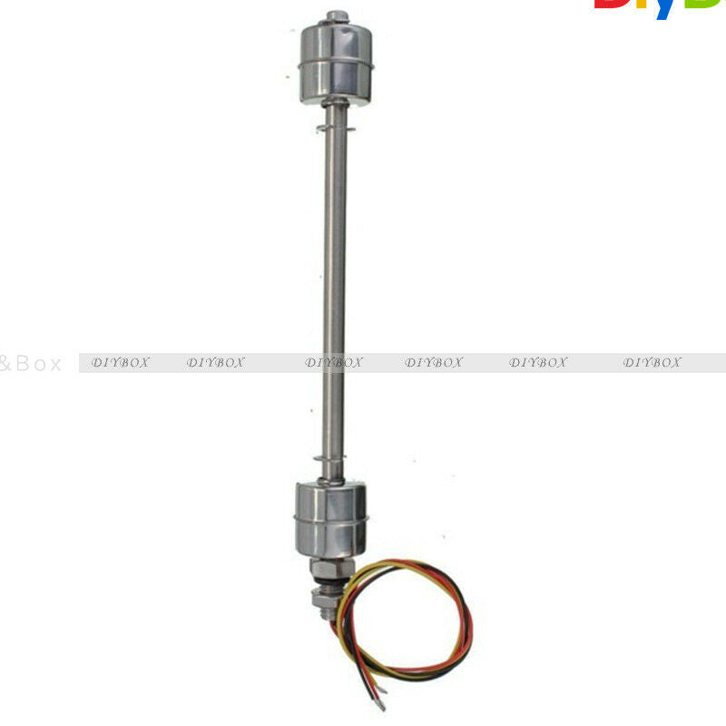 200mm 304 Stainless Steel Liquid Float Switch Water Level Sensor Double Ball