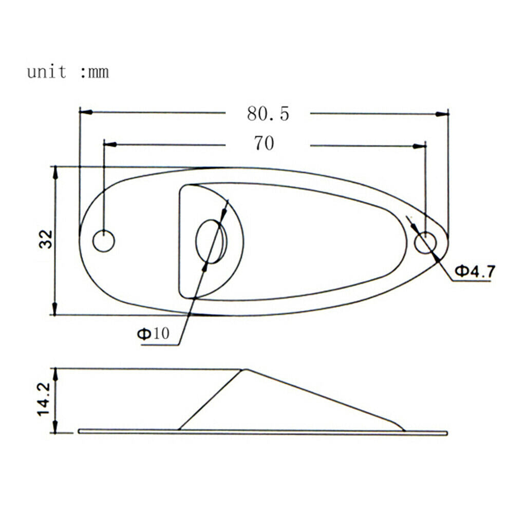 Output Input Jack Socket Plates with String Retainer for Guitar Replacement