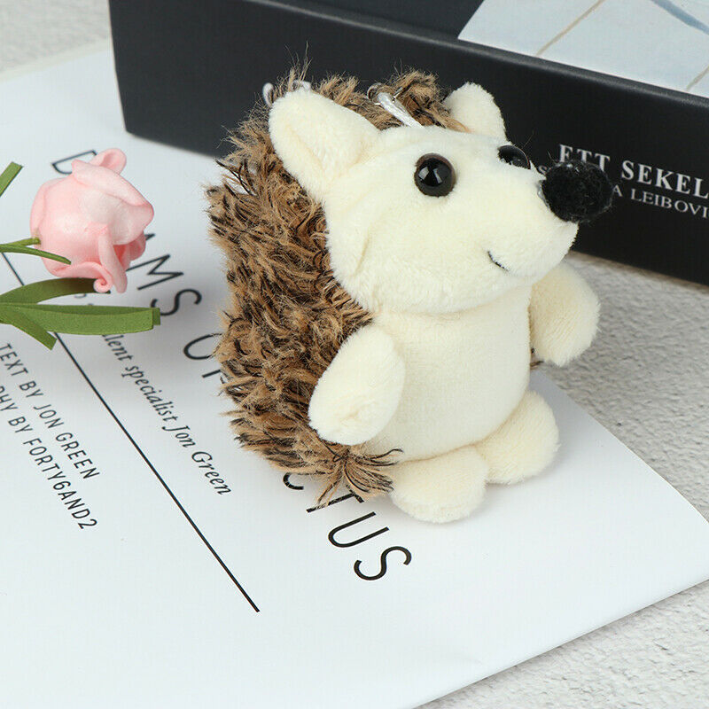 1PCS Cute Plush Hedgehog 7CM  Small Pendant  Mini Soft Stuffed Animal  gi.l8