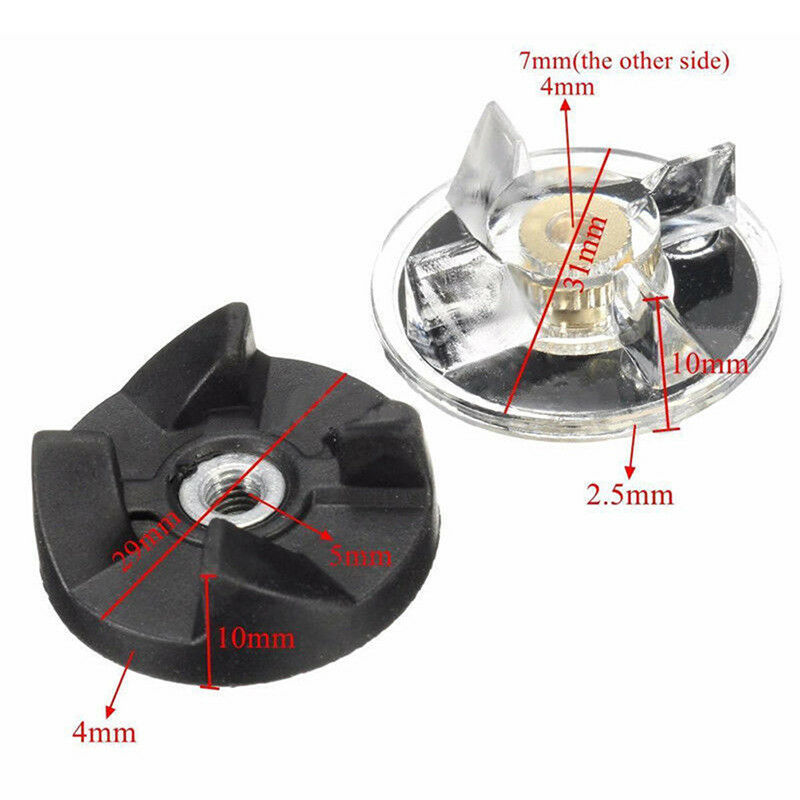3PlasticGear Base &2 Rubber Gear Replacement Set For Magic Bullet Spare Parts Wn