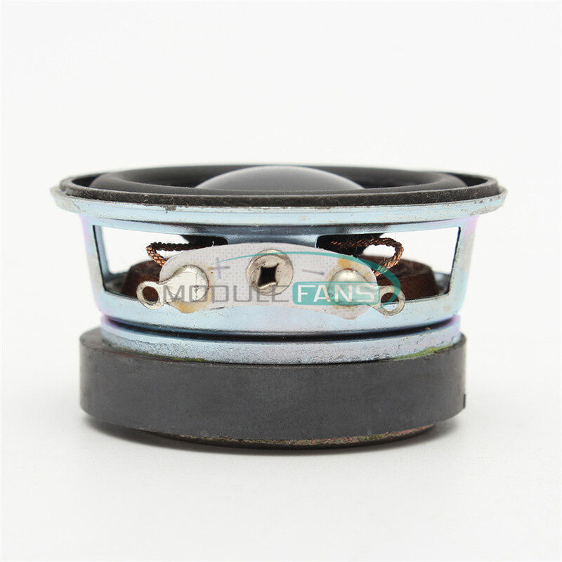 2pcs 4 Ohm Acoustic Speaker 3W 40mm Speaker 36mm Magnetic Outdoor Black PU Hat