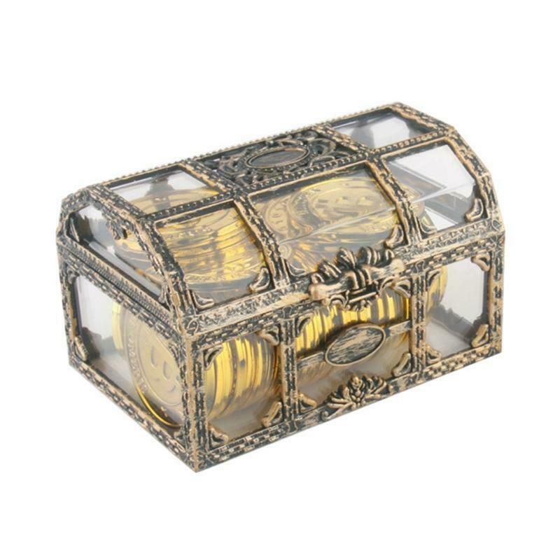 School Classroom Activities Decoration Box Pirate Transparent Treasure Box Kids