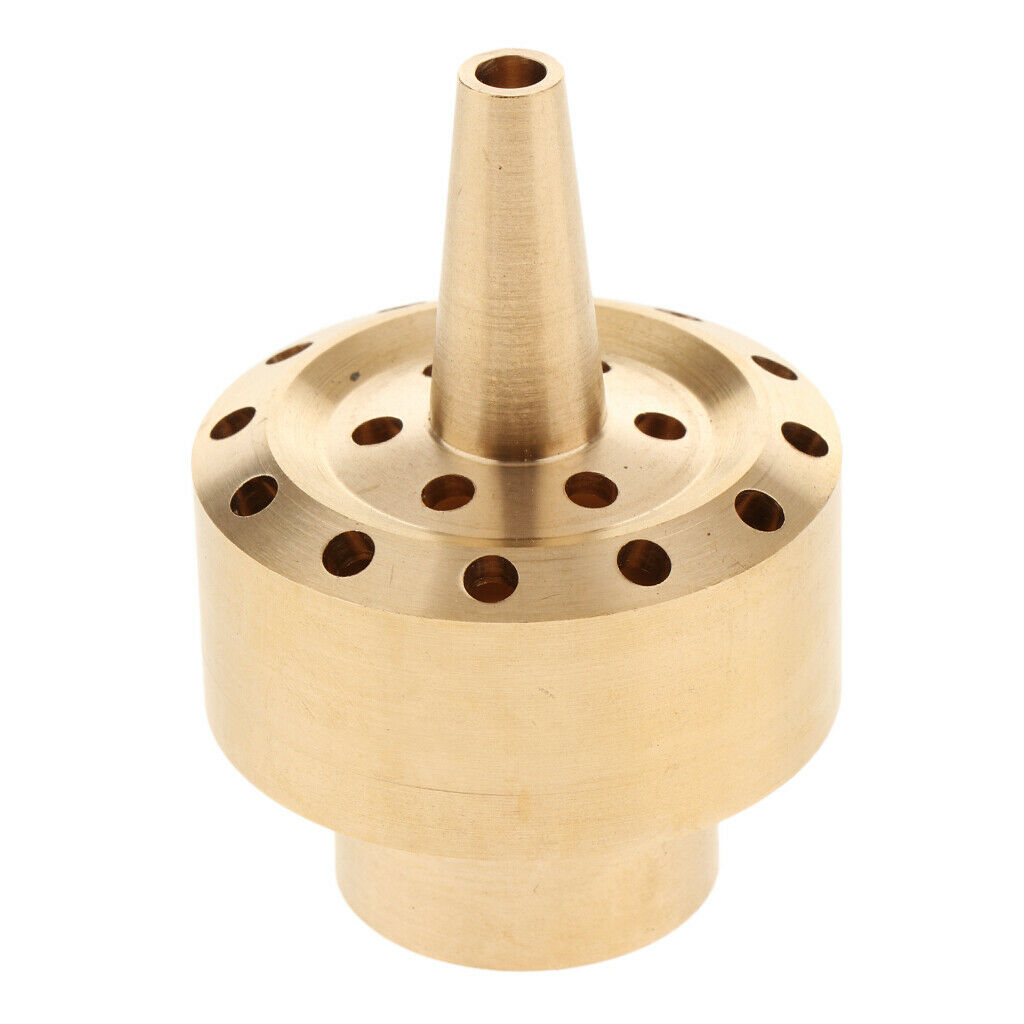 Brass Column Water Fountain Nozzle Spray Sprinkler Head Style Layer 0.75inch