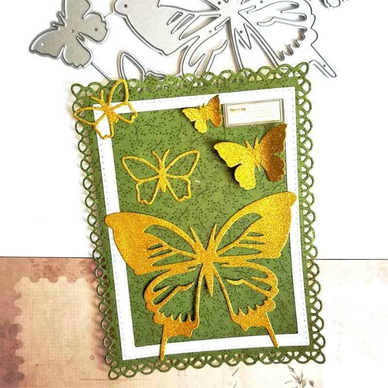 Butterflies Metal Cutting Dies Stencil DIY Scrapbook Album Paper Card Template