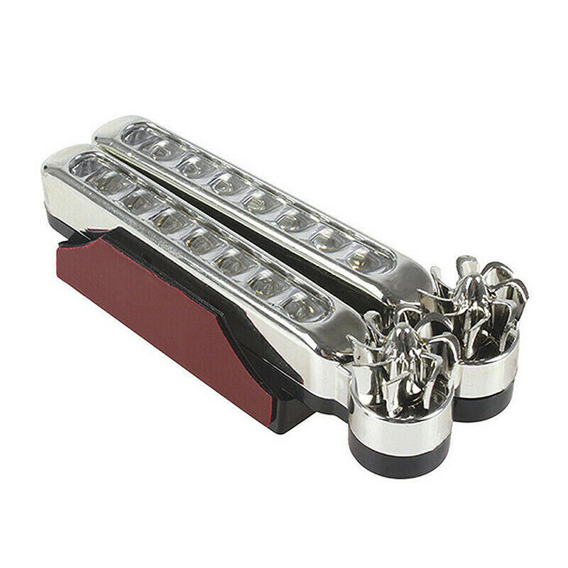 2x Wind Power 8 LED Car Daytime Running Light Fog Light Car DRL Driving L.l8