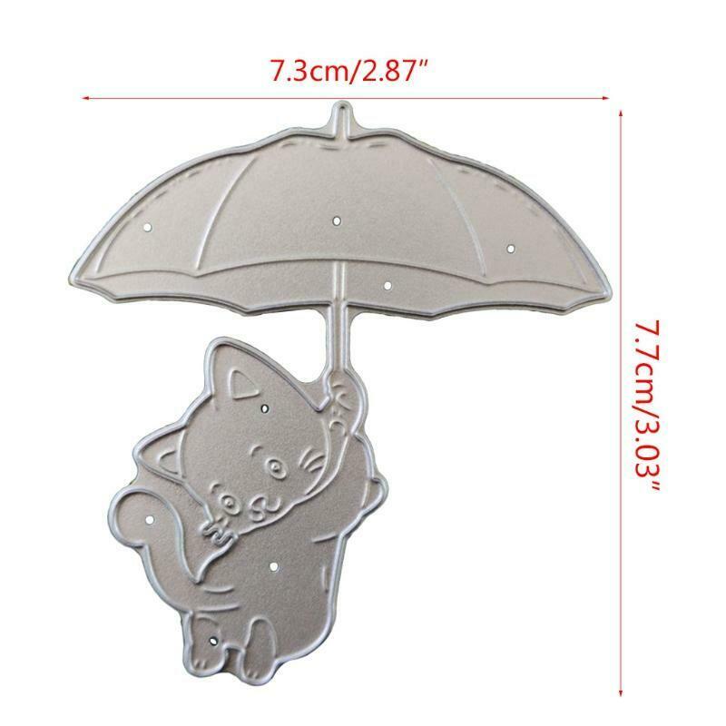 Umbrella Metal Cutting Dies Stencil Scrapbooking DIY Album Stamp Paper Embossing