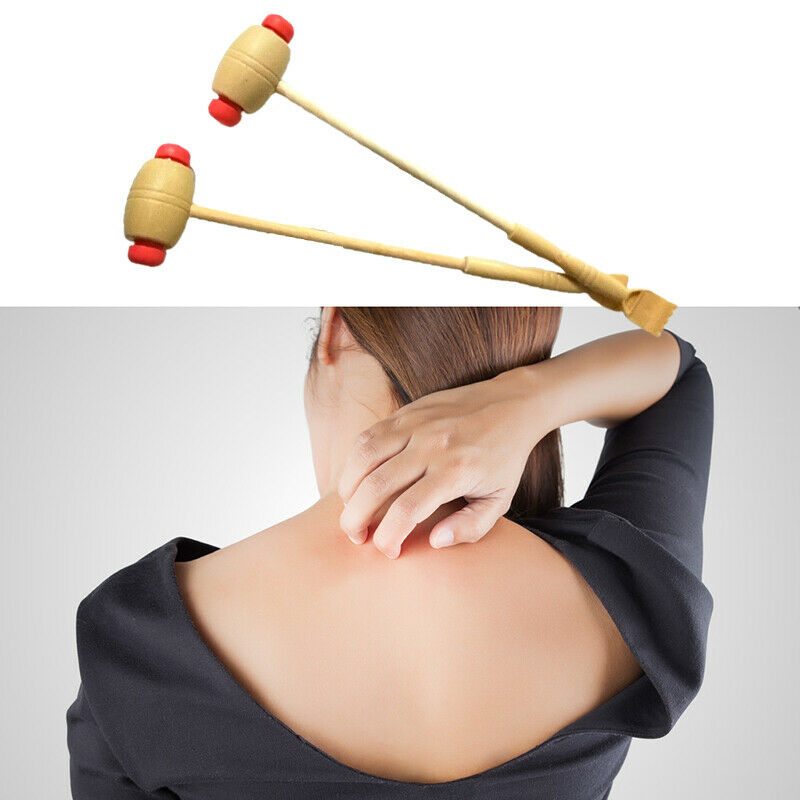 1xDurable Bamboo Massager Back Scratcher Wooden Body Roller Stick Backscr.l8