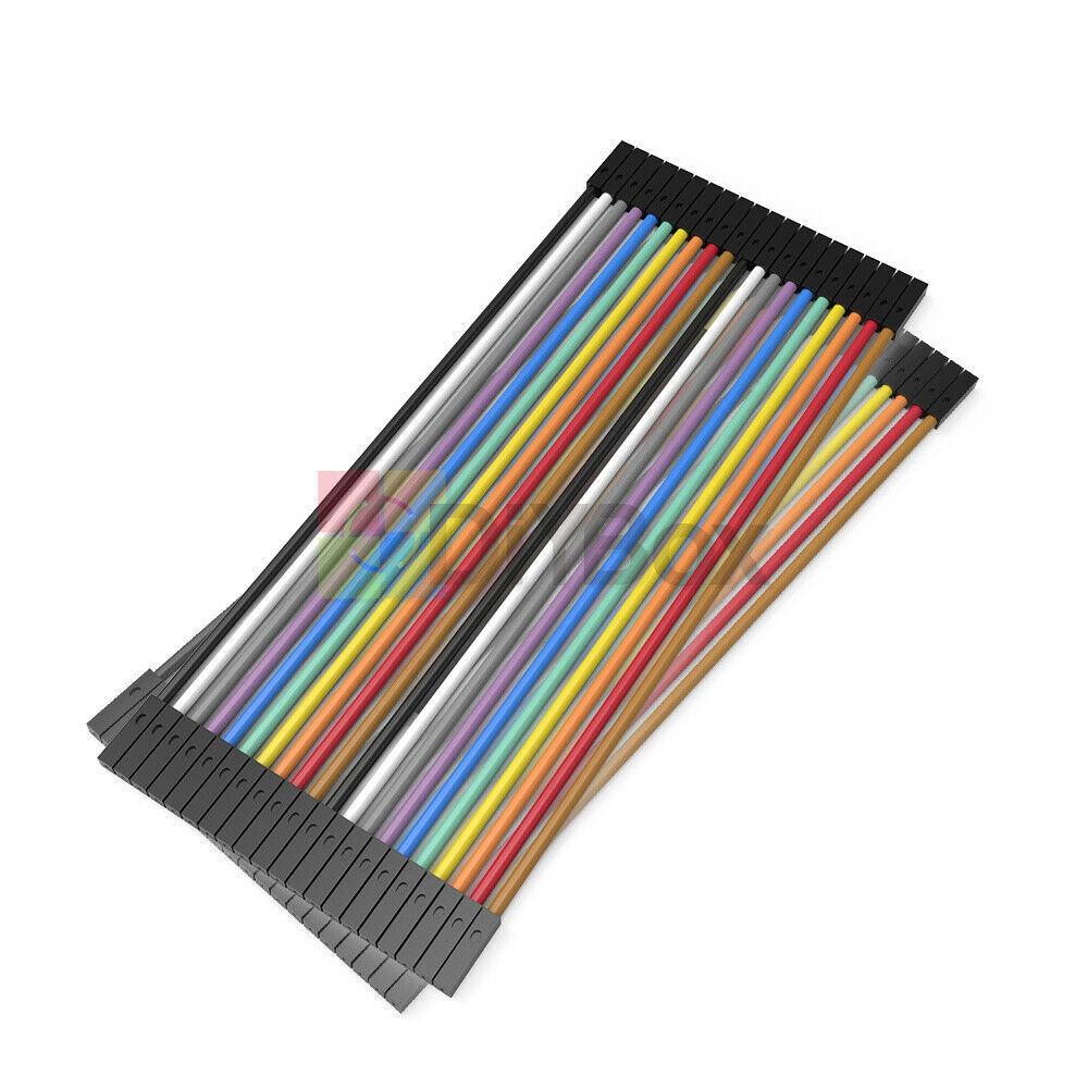 400PCS Dupont Wire Female to Female 1p-1p pin Connector Cable 2.54mm For Arduino