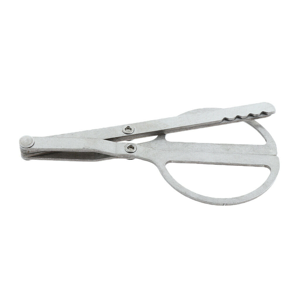 159mm/6.26" Outdoor Camping Hiking Stove Stainless Steel Folding Tongs