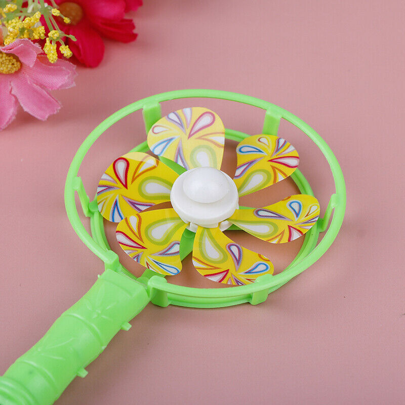 3Pcs/set Children Plastic Windmill Whistling Handle Toys PinwheelATAUY1