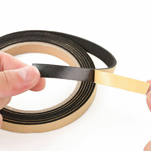 5m Black Single Sided Foam Tape 10mm Wide x 3mm Thick Self Adhesive