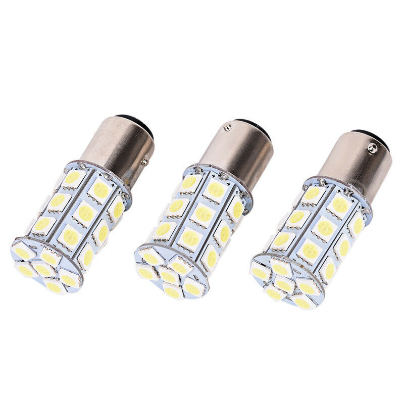 2pcs 12V LED 1157 White BAY15D P21/5W 27SMD 5050 Car Tail BrakeLightsBulbLampBDA