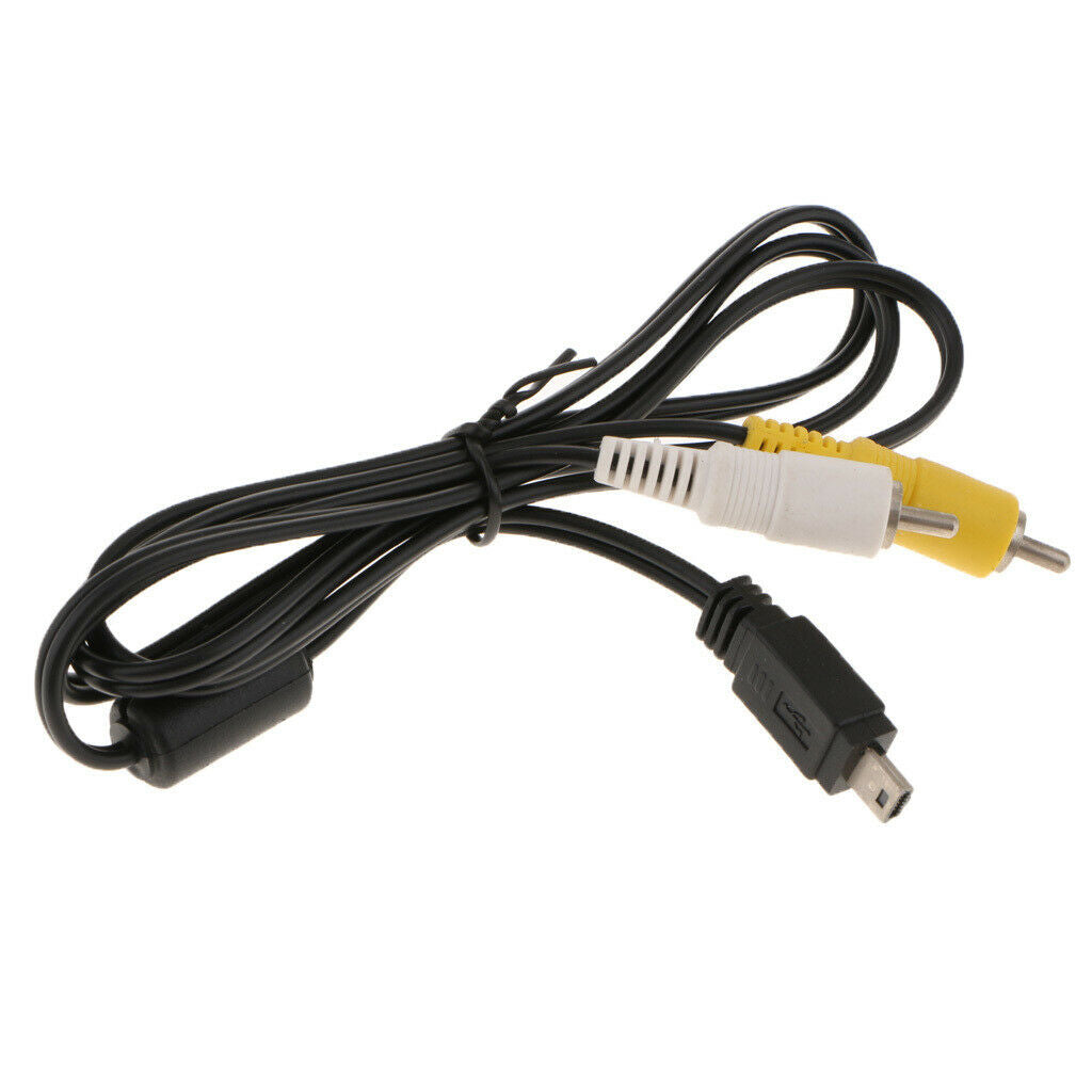 Micro USB Male to 2 RCA AV Adapter Cable for Canon   990 IS G10 S90 7D
