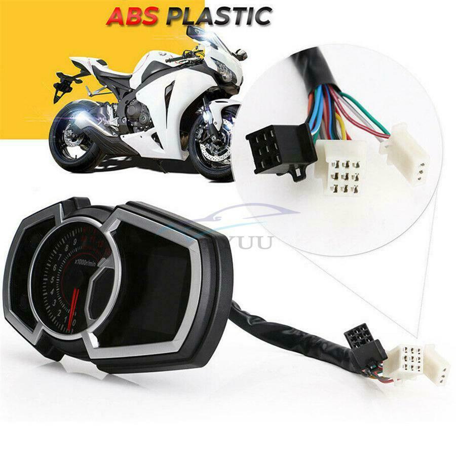 Multi-Function Motorcycle Speedometer Odometer RPM Fuel Gauge N-Gear Tachometer