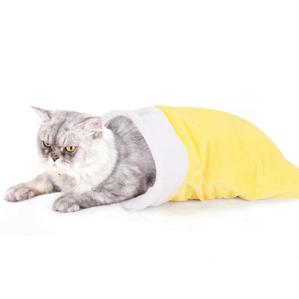 Comfortable Pet Bed Snooze Tunnel Mat for Pets Cats Kittens for Travel or Home